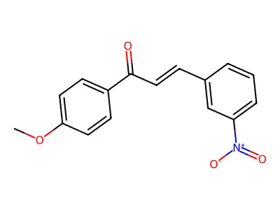 1-(4-Methoxyphenyl)-3-(3-nitrophenyl)prop-2-en-1-one structure