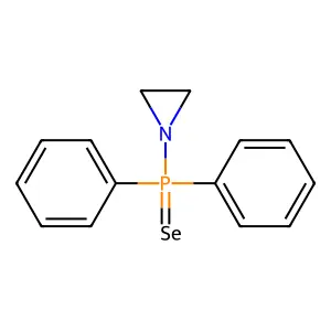1-(Diphenylphosphoroselenoyl)aziridine structure