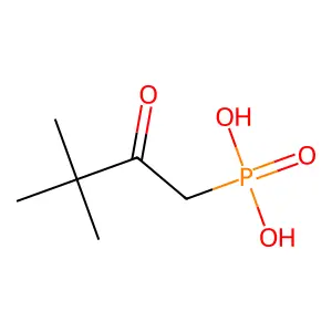 (3,3-Dimethyl-2-oxobutyl)phosphonic acid structure