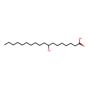 8-Hydroxyoctadecanoic acid structure