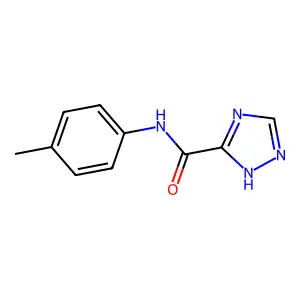 N-(4-methylphenyl)-1H-1,2,4-triazole-5-carboxamide structure
