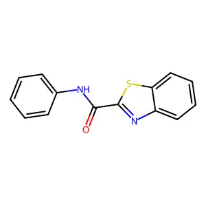N-phenyl-1,3-benzothiazole-2-carboxamide structure