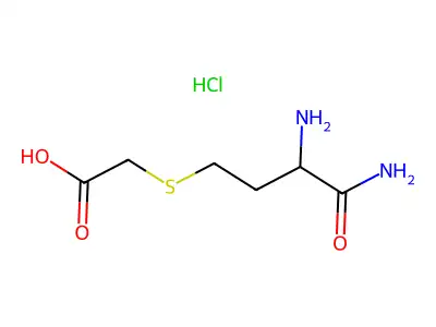 2-(3,4-Diamino-4-oxobutyl)sulfanylacetic acid structure