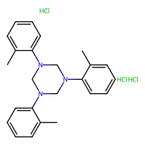 1,3,5-Triazine, hexahydro-1,3,5-tris(2-methylphenyl)-, hydrochloride (1:3) structure