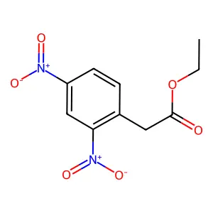 Benzeneacetic acid, 2,4-dinitro-, ethyl ester structure