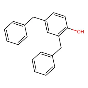 Phenol, 2,4(or 2,6)-bis(phenylmethyl)- structure