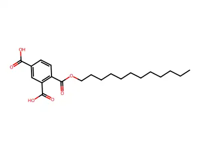 2-Dodecoxycarbonylterephthalic acid structure