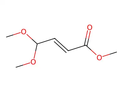 2-Butenoic acid, 4,4-dimethoxy-, methyl ester, (Z)- structure