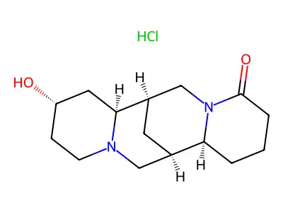 13-Hydroxyspartein-2-one--hydrogen chloride (1/1) structure