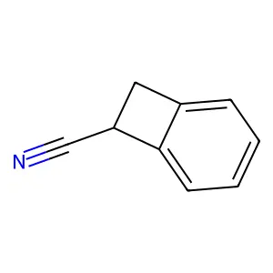 1-Benzocyclobutenecarbonitrile structure