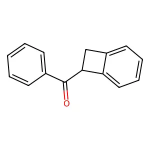 Ketone, bicyclo(4.2.0)octa-1,3,5-trien-7-yl phenyl structure