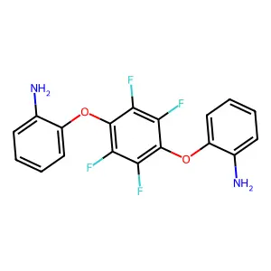 2-[4-(2-Aminophenoxy)-2,3,5,6-tetrafluorophenoxy]aniline structure