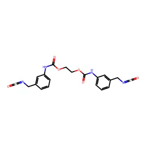 Carbamic acid, N-(3-isocyanatomethylphenyl)-, C,C'-(1,2-ethanediyl) ester structure