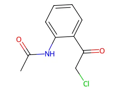 Acetamide, N-[2-(chloroacetyl)phenyl]- structure