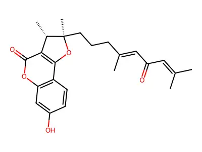 Fukanefuromarin A structure