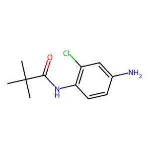 N-(4-amino-2-chlorophenyl)-2,2-dimethylpropanamide structure