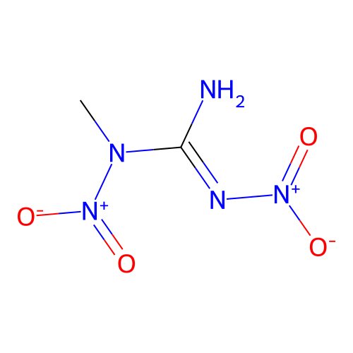 N-Methyl-N,N'-dinitroguanidine structure