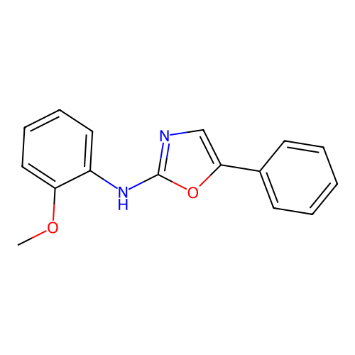 N-(2-methoxyphenyl)-5-phenyl-1,3-oxazol-2-amine structure
