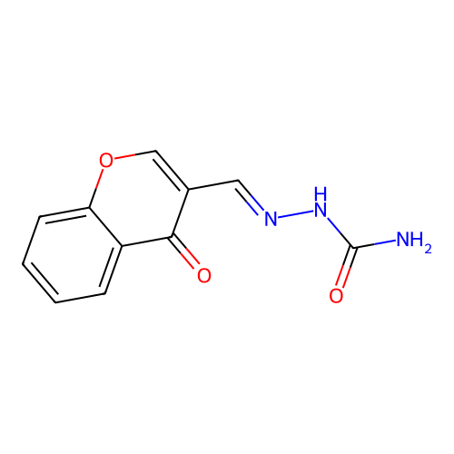 [(4-Oxochromen-3-yl)methylideneamino]urea structure