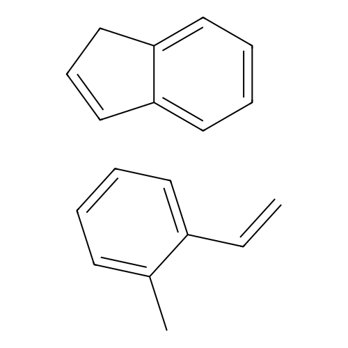 1-Ethenyl-2-methylbenzene--1H-indene (1/1) structure