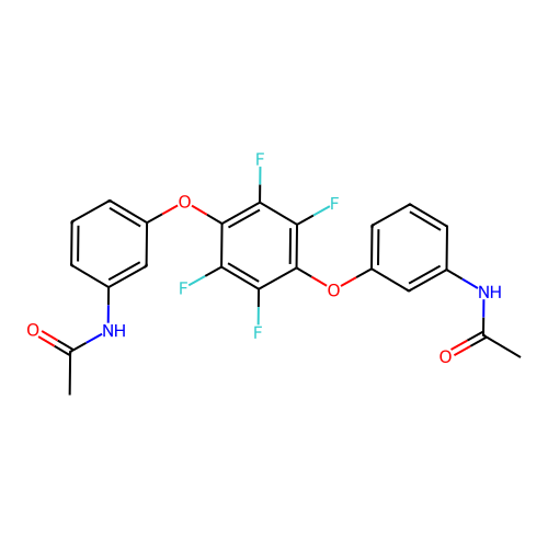 3',3''-(Tetrafluoro-1,4-phenylenedioxy)diacetanilide structure