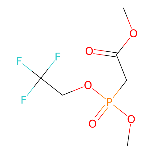 Methyl 2-[methoxy(2,2,2-trifluoroethoxy)phosphoryl]acetate structure