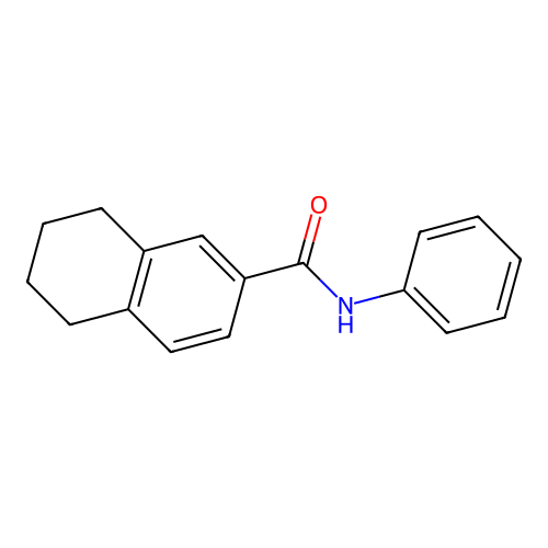 2-Naphthalenecarboxamide, 5,6,7,8-tetrahydro-N-phenyl- structure