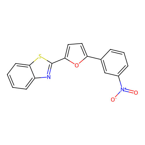 2-[5-(3-Nitrophenyl)furan-2-yl]-1,3-benzothiazole structure