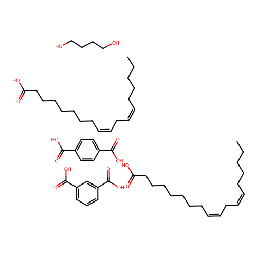((C18-H32-O2)2.C8-H6-O4.C8-H6-O4.C4-H10-O2)x- structure