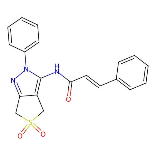 CAS 681266-26-2 - C20H17N3O3S structure