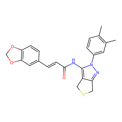 CAS 681269-76-1 - C23H21N3O3S structure