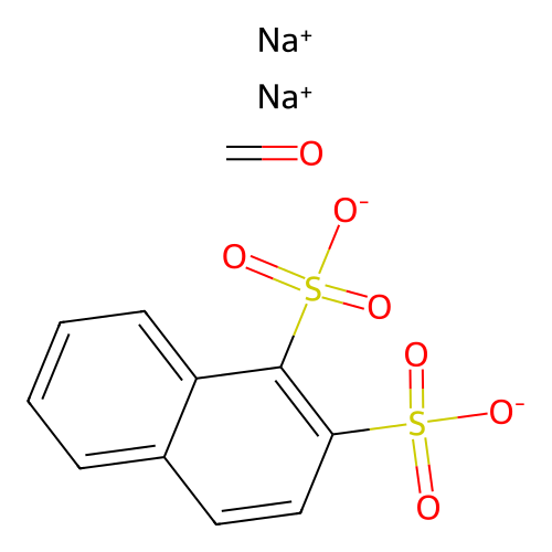 Sodium naphthalene-1,2-disulfonate--formaldehyde (2/1/1) structure