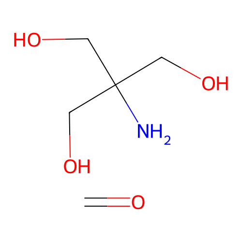 Formaldehyde--2-amino-2-(hydroxymethyl)propane-1,3-diol (1/1) structure