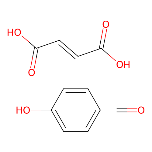 (E)-but-2-enedioic acid;formaldehyde;phenol structure