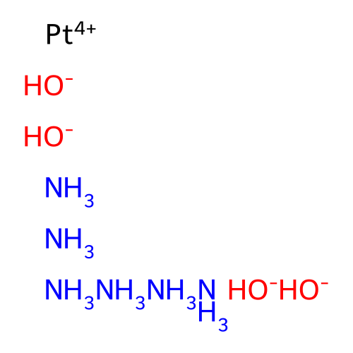 Platinum(4+), hexaammine-, hydroxide (1:4), (OC-6-11)- structure