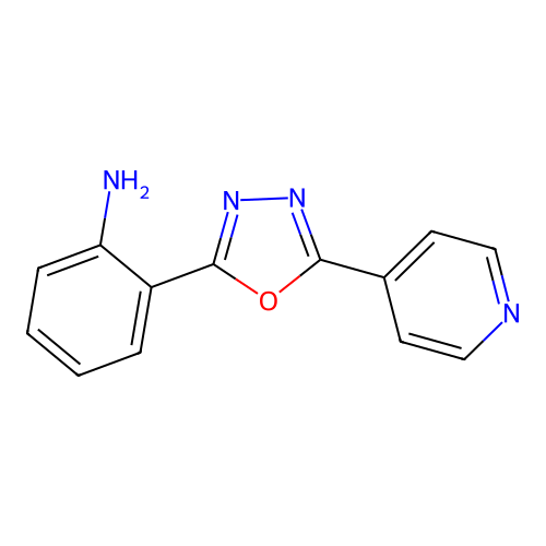 2-(5-Pyridin-4-yl-1,3,4-oxadiazol-2-yl)aniline structure