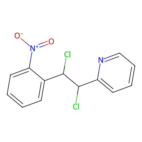 2-[1,2-Dichloro-2-(2-nitrophenyl)ethyl]pyridine structure