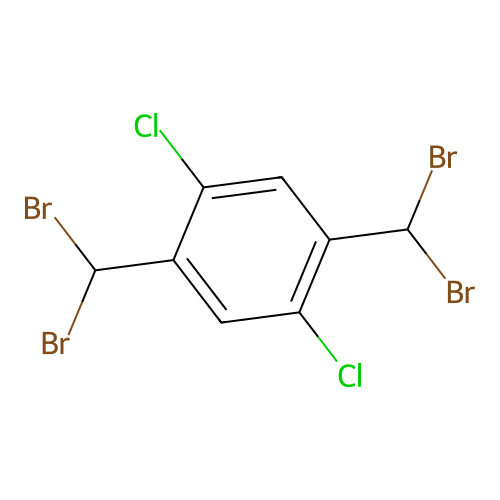 1,4-Dichloro-2,5-bis(dibromomethyl)benzene structure