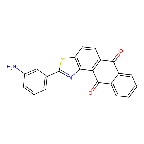 2-(3-Aminophenyl)naphtho[3,2-e][1,3]benzothiazole-6,11-dione structure