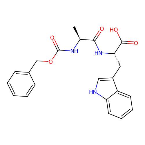Z-Ala-Trp-OH structure