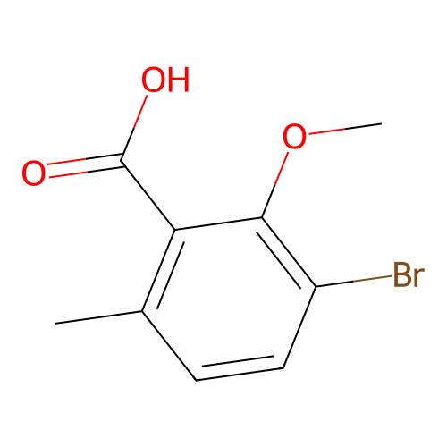 3-Bromo-2-methoxy-6-methylbenzoic acid structure