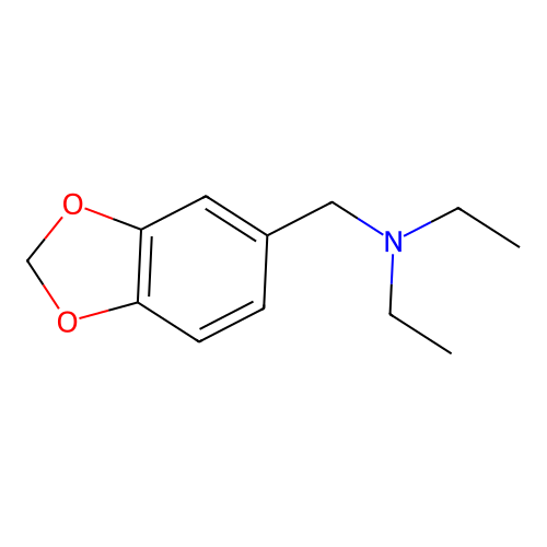 N-(1,3-Benzodioxol-5-ylmethyl)-N-ethylethanamine structure