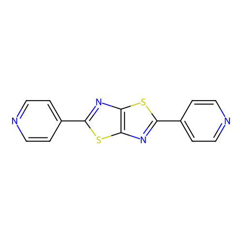 2,5-Di(pyridin-4-yl)thiazolo[5,4-d]thiazole structure