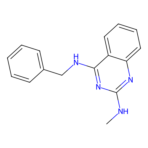 N4-Benzyl-N2-methylquinazoline-2,4-diamine structure