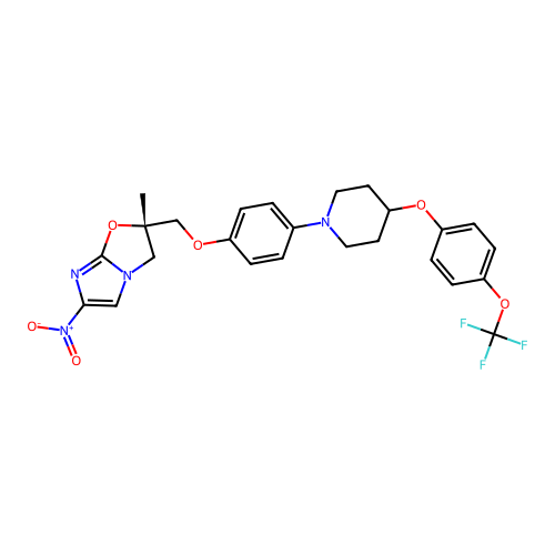 Delamanid enantiomer structure