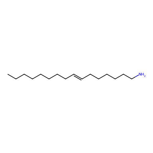 (E)-hexadec-7-en-1-amine structure