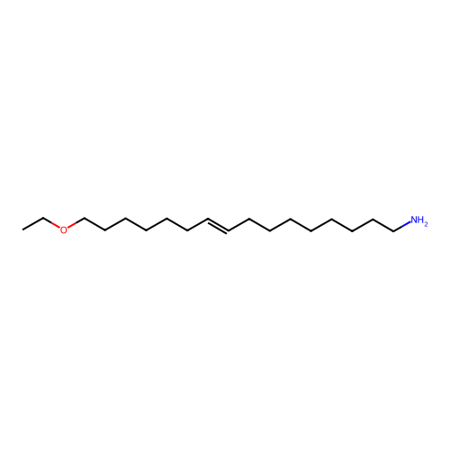 (E)-16-ethoxyhexadec-9-en-1-amine structure