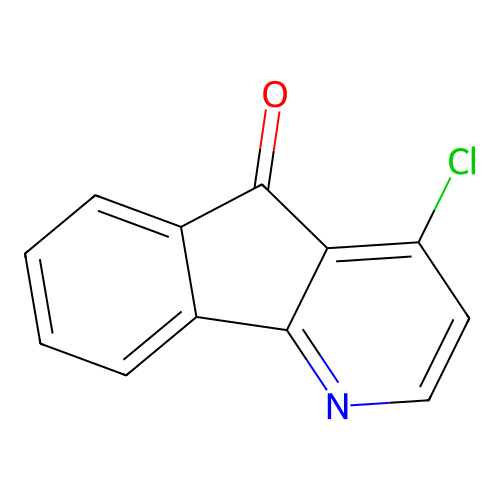 5H-Indeno[1,2-b]pyridin-5-one, 4-chloro- structure