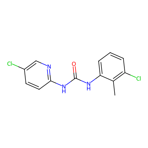 1-(3-Chloro-2-methylphenyl)-3-(5-chloropyridin-2-yl)urea structure