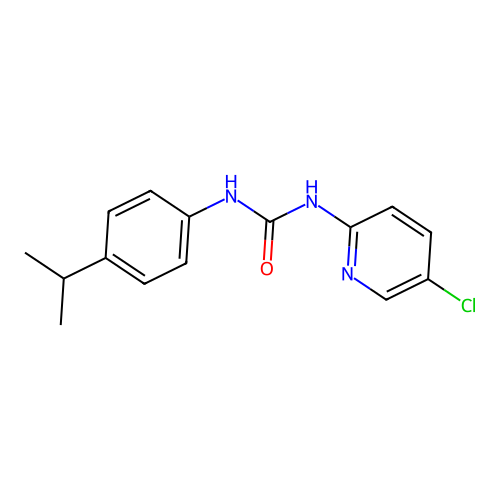 1-(5-Chloropyridin-2-yl)-3-[4-(propan-2-yl)phenyl]urea structure